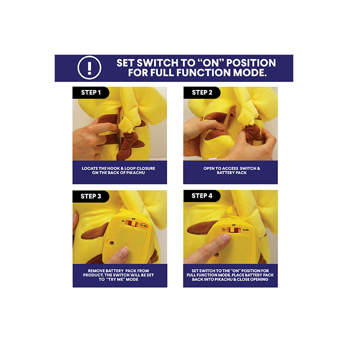 power action pikachu target
